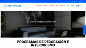 What Intericad.es website looked like in 2021 (3 years ago)