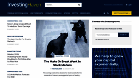 What Investinghaven.com website looked like in 2021 (3 years ago)