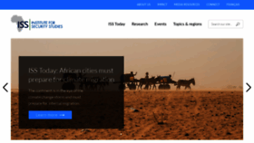 What Issafrica.org website looked like in 2021 (3 years ago)