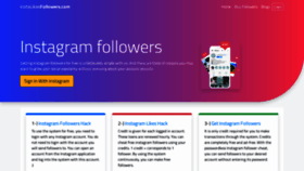 What Instalikesfollowers.com website looked like in 2021 (3 years ago)