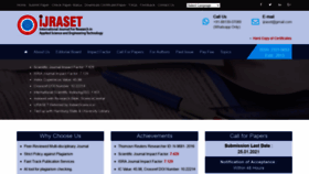 What Ijraset.com website looked like in 2021 (3 years ago)