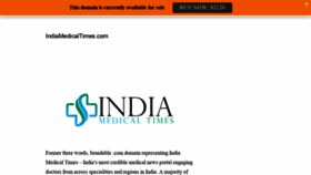 What Indiamedicaltimes.com website looked like in 2021 (3 years ago)