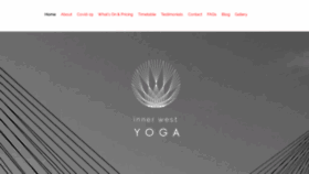 What Innerwestyoga.com website looked like in 2021 (3 years ago)