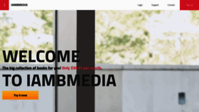 What Iambmedia.com website looked like in 2021 (3 years ago)