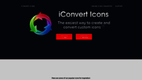 What Iconverticons.com website looked like in 2021 (3 years ago)