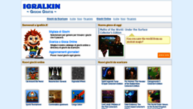 What Igralkin.it website looked like in 2021 (3 years ago)