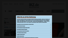What Ikz.de website looked like in 2021 (3 years ago)