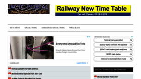 What Irctcportal.in website looked like in 2021 (3 years ago)