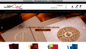 What Indianweddingcard.com website looked like in 2021 (3 years ago)