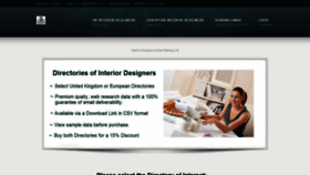 What Interiordesignerslist.co.uk website looked like in 2021 (3 years ago)