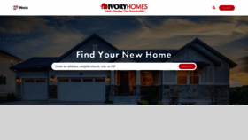 What Ivoryhomes.com website looked like in 2021 (3 years ago)