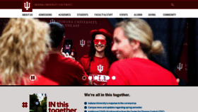 What Ius.edu website looked like in 2021 (3 years ago)