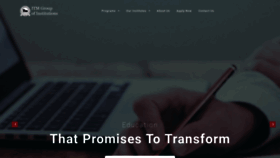 What Itm.edu website looked like in 2021 (5 years ago)