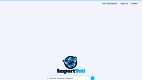 What Importyeti.com website looked like in 2021 (3 years ago)