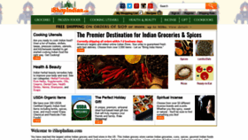 What Ishopindian.com website looked like in 2021 (3 years ago)