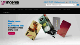 What Ingenia.co.uk website looked like in 2021 (3 years ago)