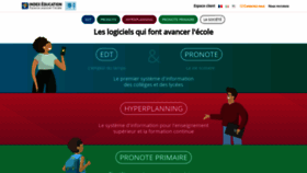 What Index-education.net website looked like in 2021 (4 years ago)