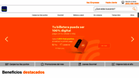 What Itaubeneficios.cl website looked like in 2021 (4 years ago)