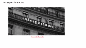 What Interparfumsinc.com website looked like in 2021 (3 years ago)
