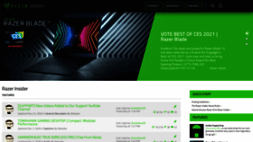 What Insider.razer.com website looked like in 2021 (3 years ago)