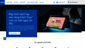 What Intel.vn website looked like in 2021 (3 years ago)