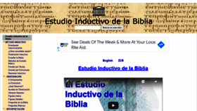 What Indubiblia.org website looked like in 2021 (3 years ago)