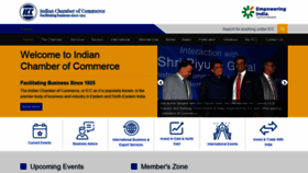What Indianchamber.org website looked like in 2021 (3 years ago)
