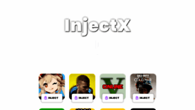 What Injectx.co website looked like in 2021 (3 years ago)