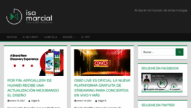 What Isamarcial.com.mx website looked like in 2021 (3 years ago)