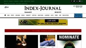 What Indexjournal.com website looked like in 2021 (3 years ago)