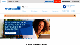 What Isaprecruzblanca.cl website looked like in 2021 (3 years ago)