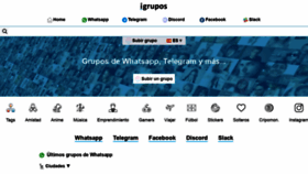 What Igrupos.com website looked like in 2021 (3 years ago)