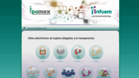 What Ipomex.org.mx website looked like in 2021 (3 years ago)