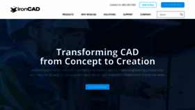 What Ironcad.com website looked like in 2021 (3 years ago)