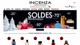 What Incenza.com website looked like in 2021 (3 years ago)