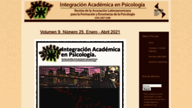 What Integracion-academica.org website looked like in 2021 (3 years ago)