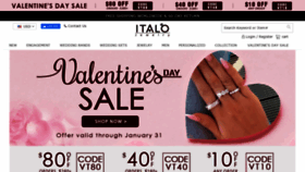 What Italojewelry.com website looked like in 2021 (3 years ago)