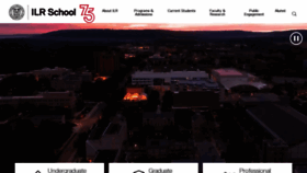What Ilr.cornell.edu website looked like in 2021 (3 years ago)