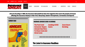 What Insurance-advocate.com website looked like in 2021 (3 years ago)