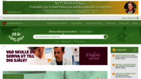 What Internetmedicin.se website looked like in 2021 (3 years ago)