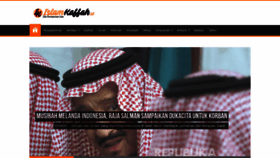 What Islamkaffah.id website looked like in 2021 (3 years ago)