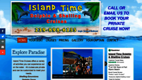 What Islandtimecruise.com website looked like in 2021 (3 years ago)
