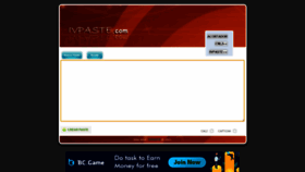 What Ivpaste.com website looked like in 2021 (3 years ago)