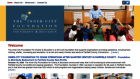 What Innercityfoundation.org website looked like in 2021 (3 years ago)