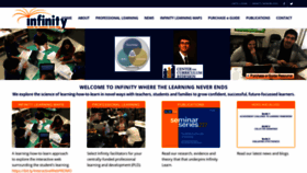 What Infinitylearn.org website looked like in 2021 (3 years ago)
