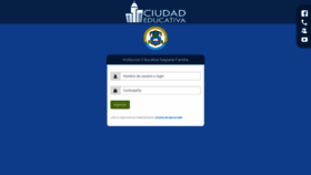 What Iesagradafamiliapalmira.ciudadeducativa.com website looked like in 2021 (3 years ago)