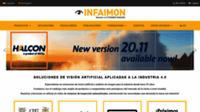 What Infaimon.com website looked like in 2021 (3 years ago)