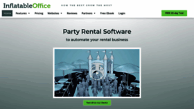 What Inflatableoffice.com website looked like in 2021 (3 years ago)