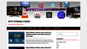 What Iptvxtreamcodes.com website looked like in 2021 (3 years ago)