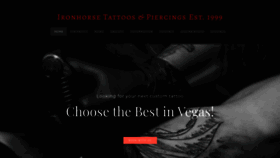 What Ironhorseink.com website looked like in 2021 (5 years ago)